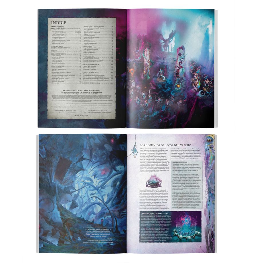 Chaos Battletome: Disciples of Tzeentch (Español)