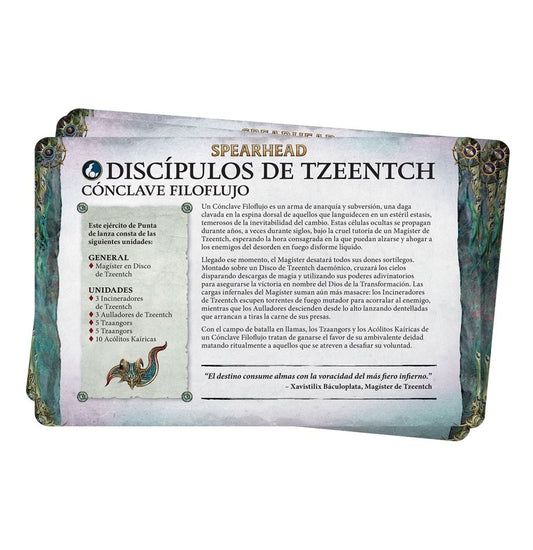 Faction Pack: Disciples of Tzeentch (Español)