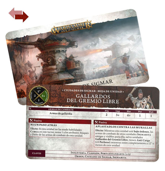 Warscroll Cards: Cities of Sigmar (Español)