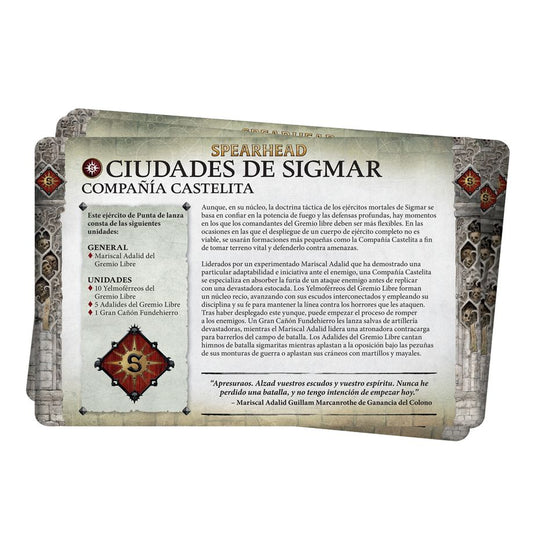 Faction Pack: Cities of Sigmar (Español)