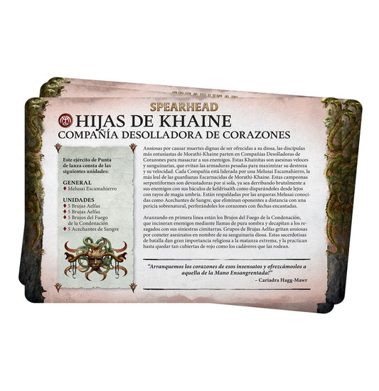 Faction Pack: Daughters of Khaine (Español)
