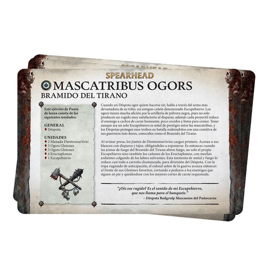 Faction Pack: Ogor Mawtribes (Español)