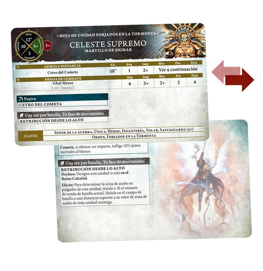 Warscroll Cards: Stormcast Eternals (Español)
