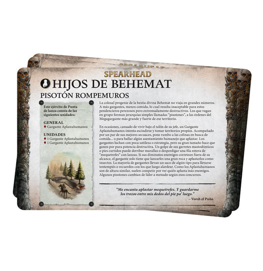 Faction Pack: Sons of Behemat (Español)