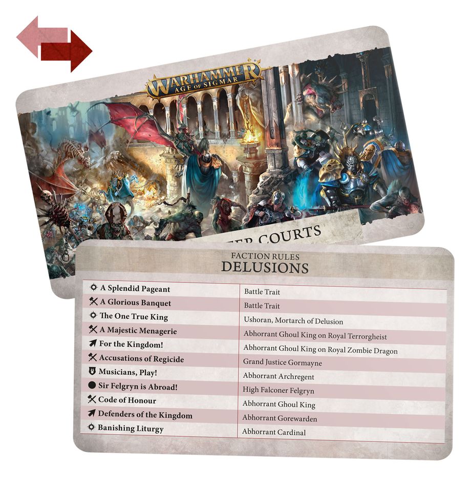 Warscroll Cards: Flesh-eater Courts (English)