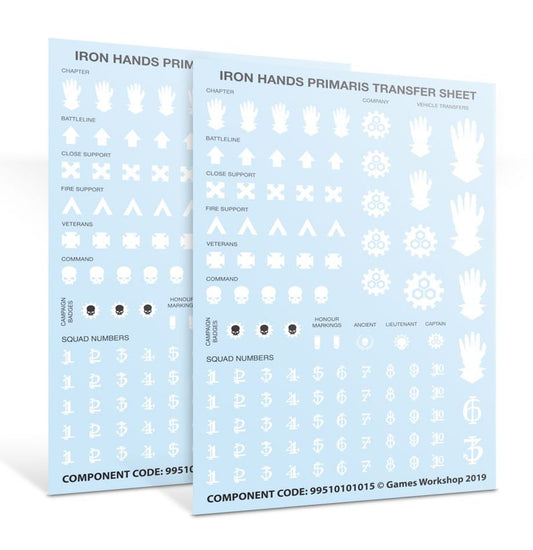 Iron Hands Primaris Upgrades and Transfers