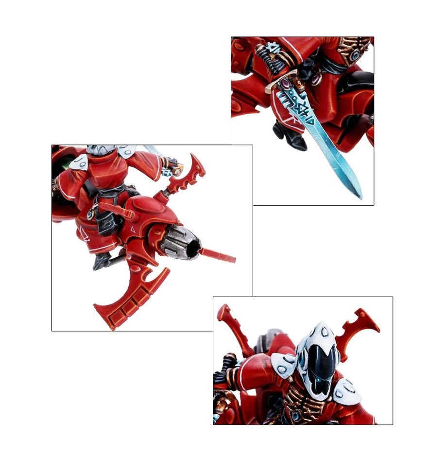 Aeldari Warlock on a Skyrunner / Aeldari Farseer on a Skyrunner