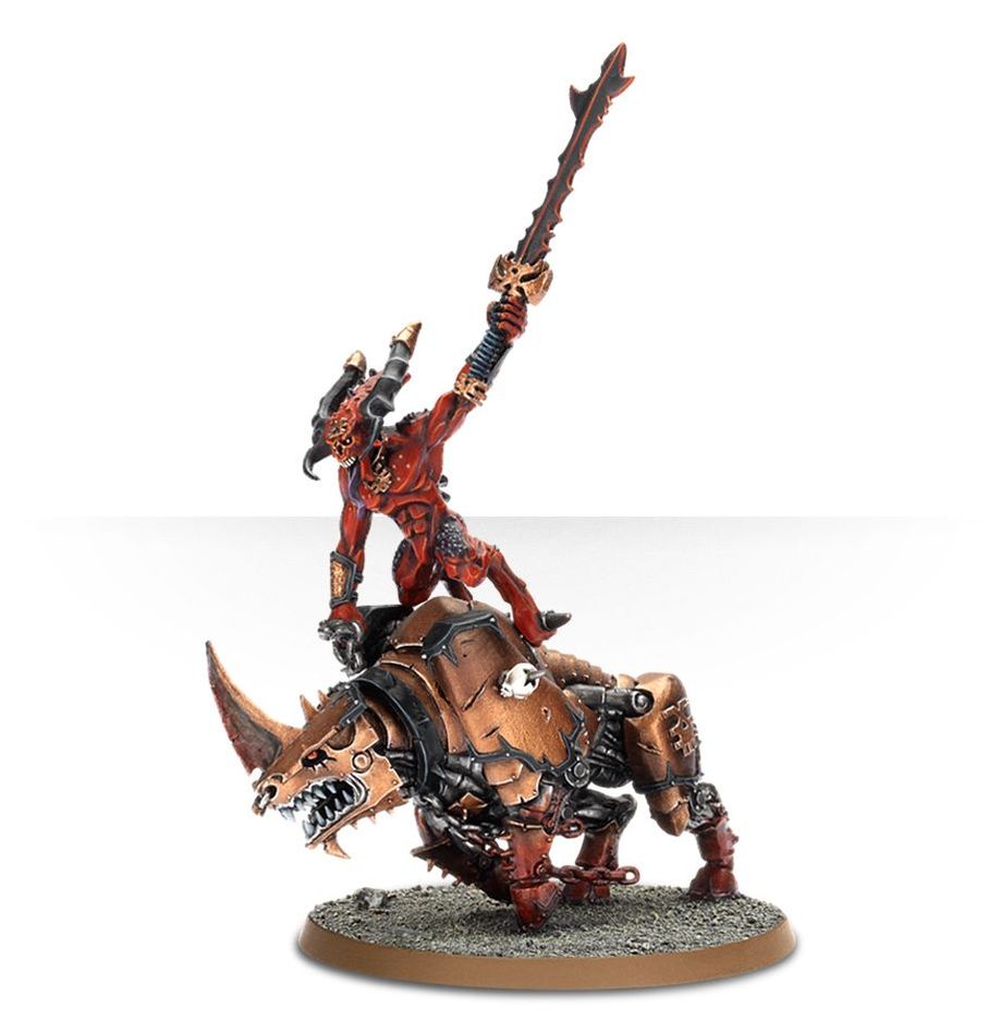 Skullmaster, Herald of Khorne (on juggernaut)