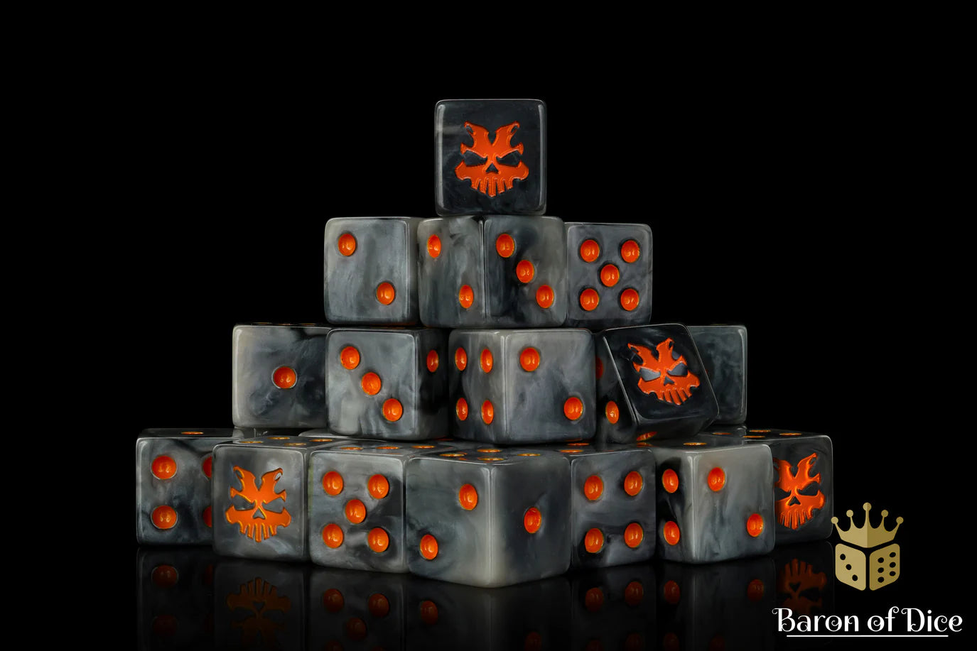 Baron Of Dice deluxe set steel box
