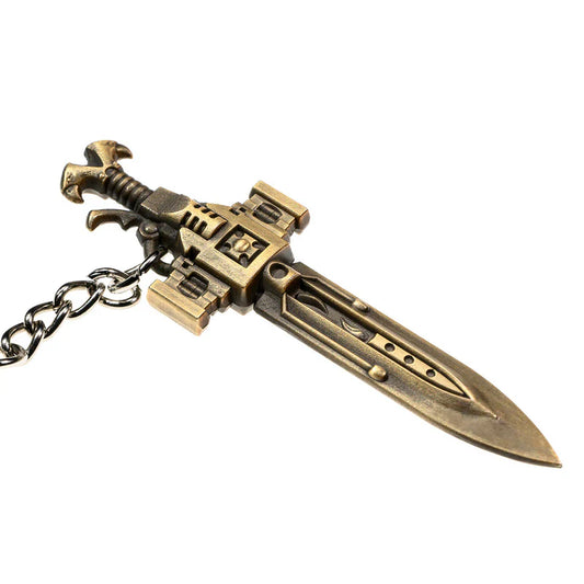 Starforged Warhammer 40K Custodes Sword keychain
