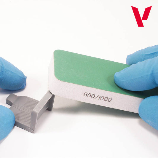 Set de 3 Lijas Flexibles, Doble Grano (80x30x12 mm)