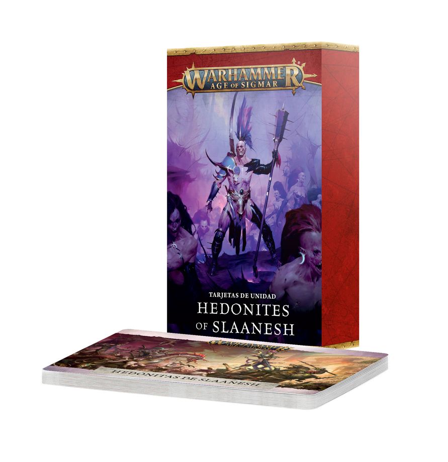 Warscroll Cards: Hedonites of Slaanesh (Español)