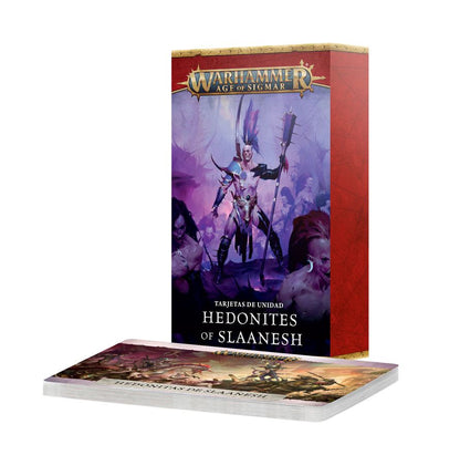 Warscroll Cards: Hedonites of Slaanesh (Español)