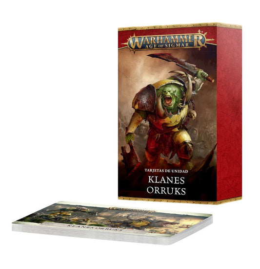 Warscroll Cards: Orruk Warclans (Español)