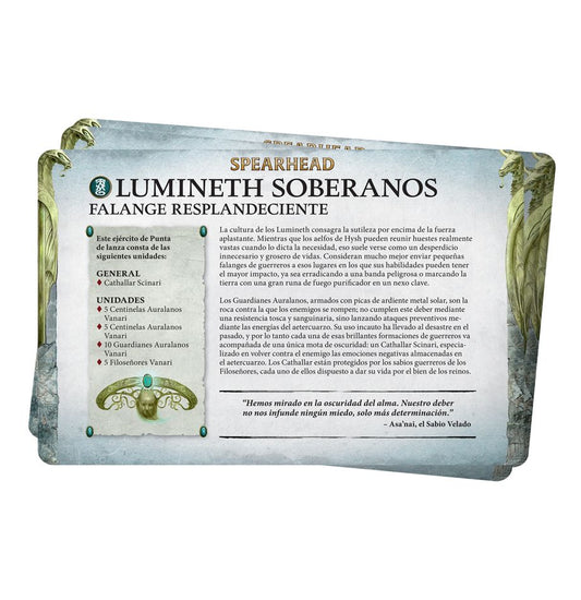 Faction Pack: Lumineth Realm-lords (Español)