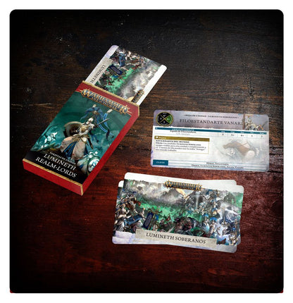 Warscroll Cards: Lumineth Realm-lords (Español)