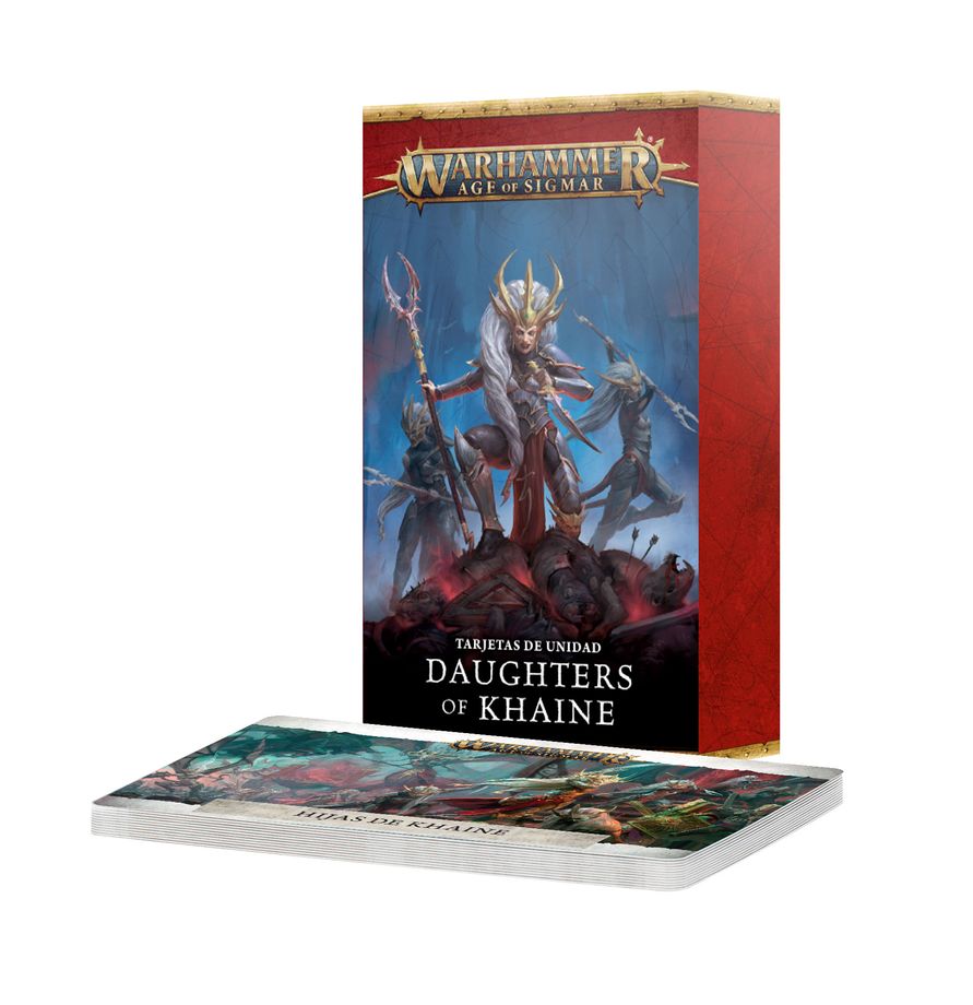 Warscroll Cards: Daughters of Khaine (Español)