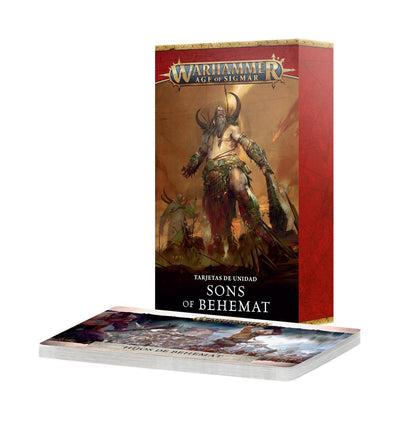 Warscroll Cards: Sons of Behemat (Español)