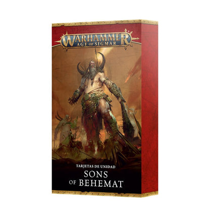 Warscroll Cards: Sons of Behemat (Español)
