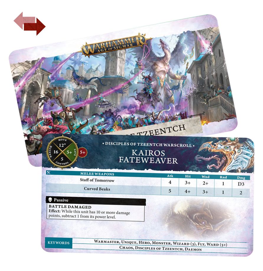 Warscroll Cards: Disciples of Tzeentch (English)