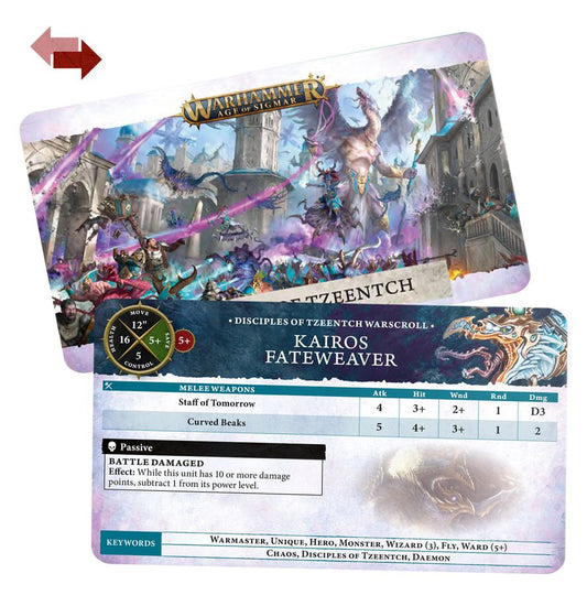 Warscroll Cards: Disciples of Tzeentch (English)