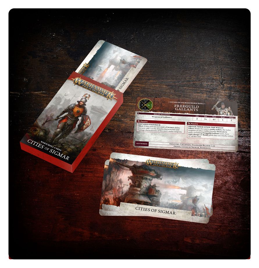 Warscroll Cards: Cities of Sigmar (English)