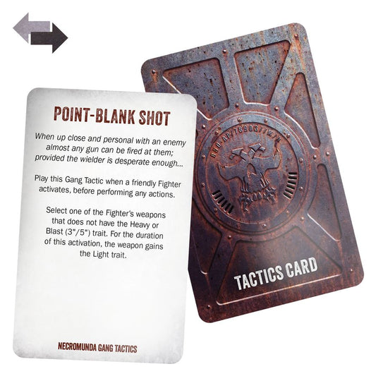 Necromunda Skirmish Core Gang Tactics Cards (English)