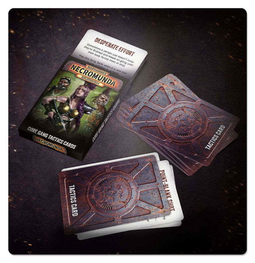 Necromunda Skirmish Core Gang Tactics Cards (English)
