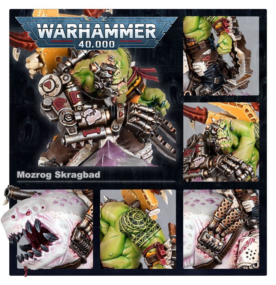 Mozrog Skragbad / Beastboss on Squigosaur