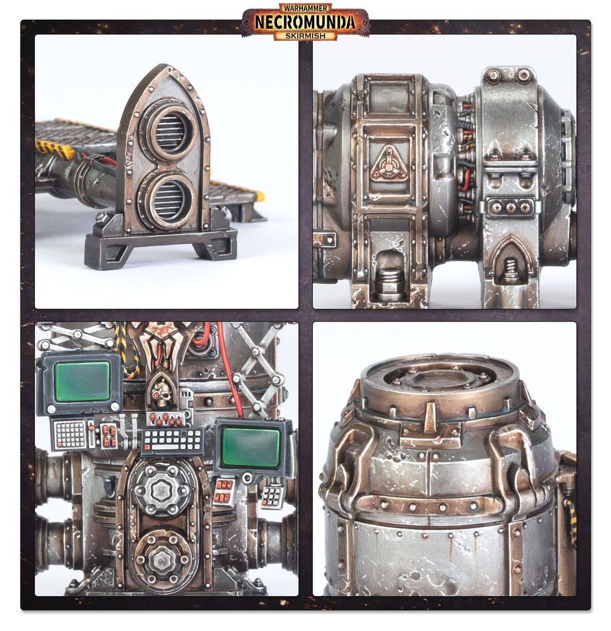 Warhammer Necromunda: Zone Mortalis Factoria Pipes