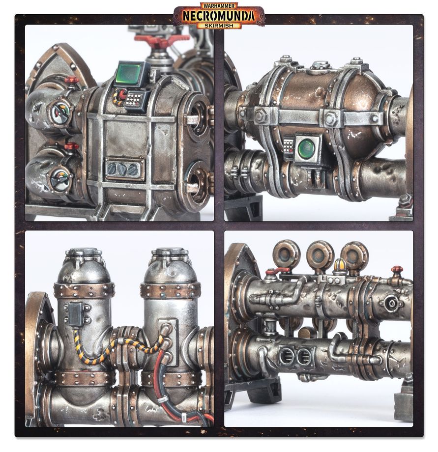 Warhammer Necromunda: Zone Mortalis Factoria Pipes