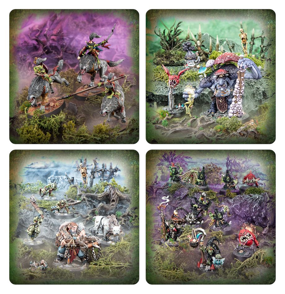 Destruction Warbands: Gitz and Goliaths