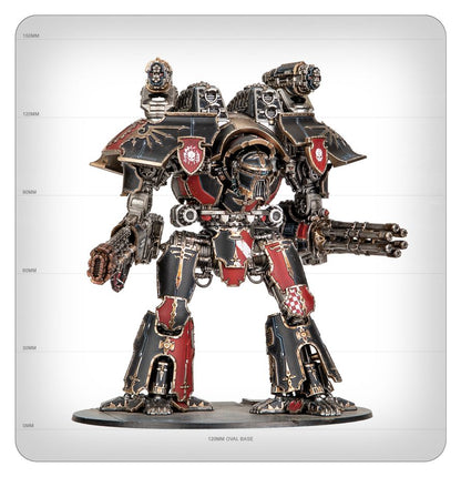 Legions Imperialis: Warlord Titan with Volkite Destructor and Macro-Gatling Blaster