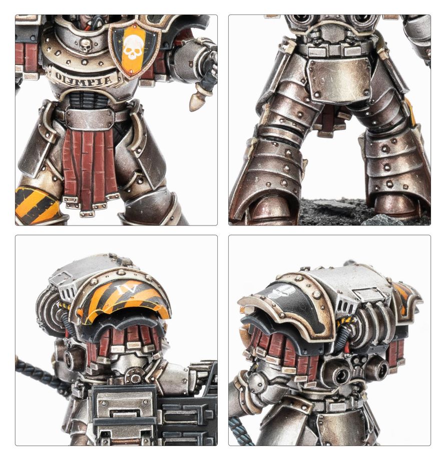 Cataphractii Terminators with Volkite Chargers and Power Mauls