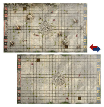Bretonnian Pitch: Double-sided Pitch and Dugouts
