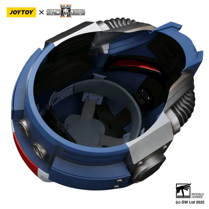 Ultramarines Lieutenant Titus' MkX Helmet