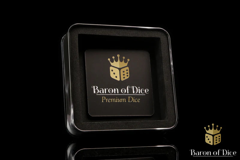 Premium Metal Dice Tin (Empty)