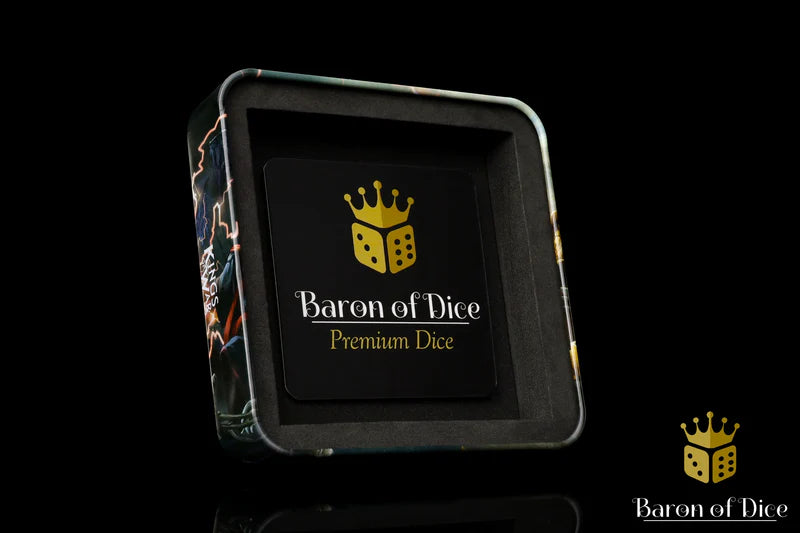 Baron Of Dice deluxe set steel box