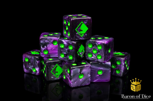 Baron Of Dice deluxe set steel box