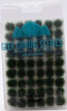 GEEK GAMING - 6mm Self Adhesive Static Grass Tufts x 100 Autumn