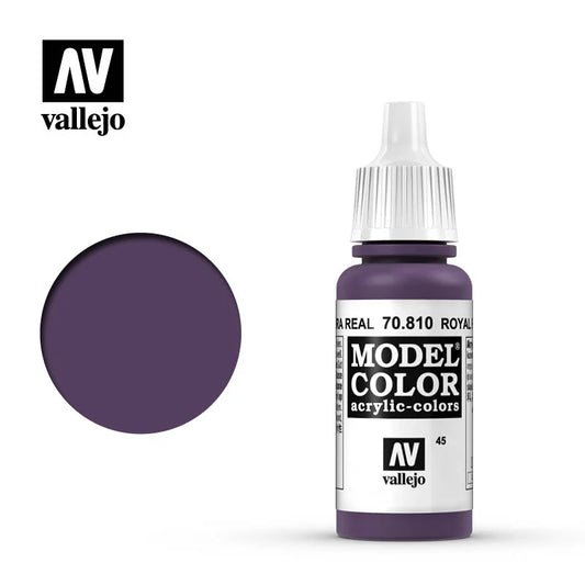 Model Color Púrpura real