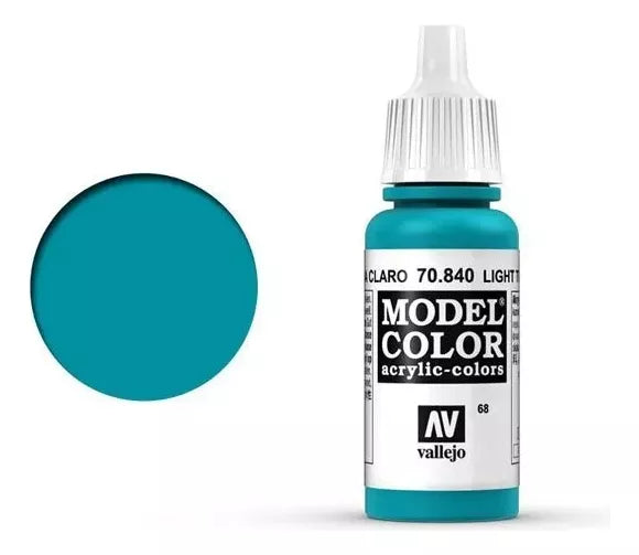 Model Color Turquesa claro