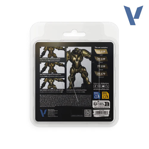 77.258 Set Metal Envejecido