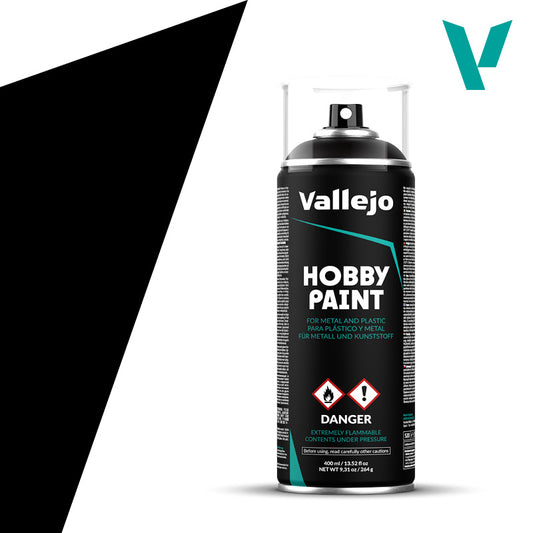 Negro Hobby paint primer spray