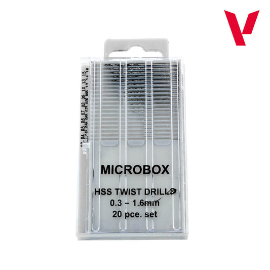 Set de 20 Brocas, 0.3-1.6 mm