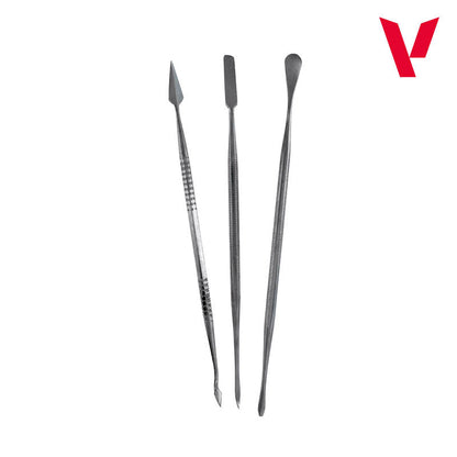 Set de 3 Curetas de Acero Inoxidable