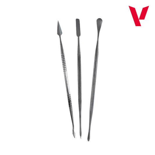 Set de 3 Curetas de Acero Inoxidable