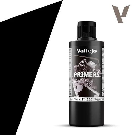 Surface Primer Vallejo 200ml (Negro Brillante)